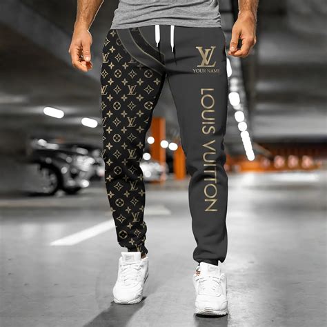 louis vuitton grey sweatpants|Louis Vuitton jogging pants.